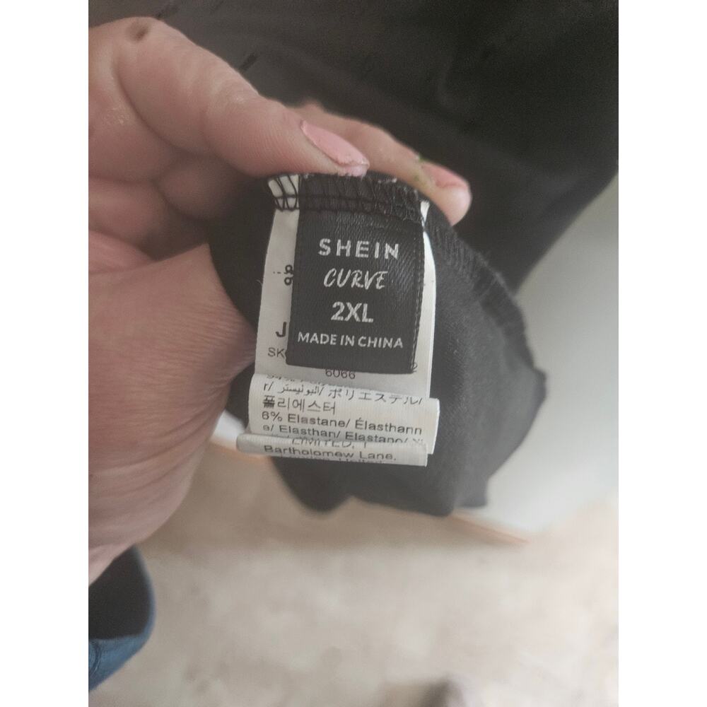 SHEIN Curve 3XL Dark Green Draped Surplice Tank Top - Picture 3 of 3